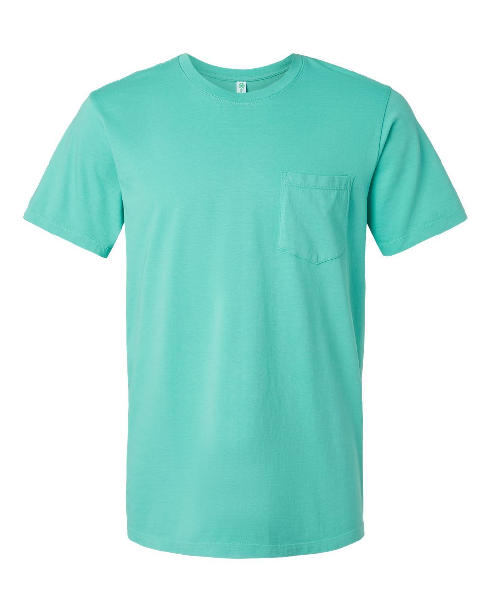 Unisex Classic Pocket T-Shirt - Front - B10672253 - Seafoam