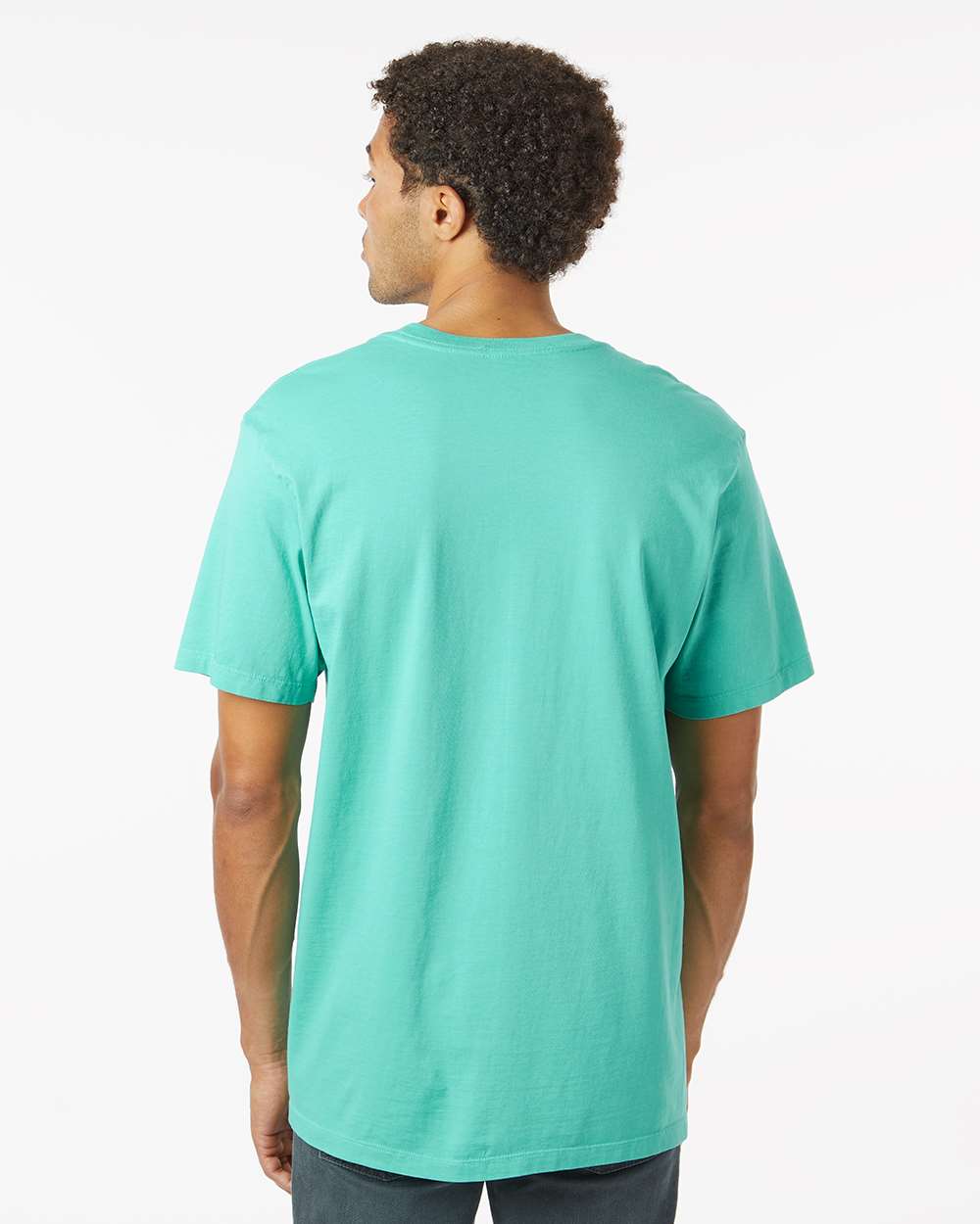 Unisex Classic Pocket T-Shirt - OnModelBack - B10672253 - Seafoam