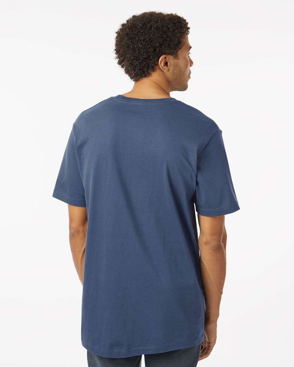 Unisex Classic Pocket T-Shirt - OnModelBack - B10672653 - Navy