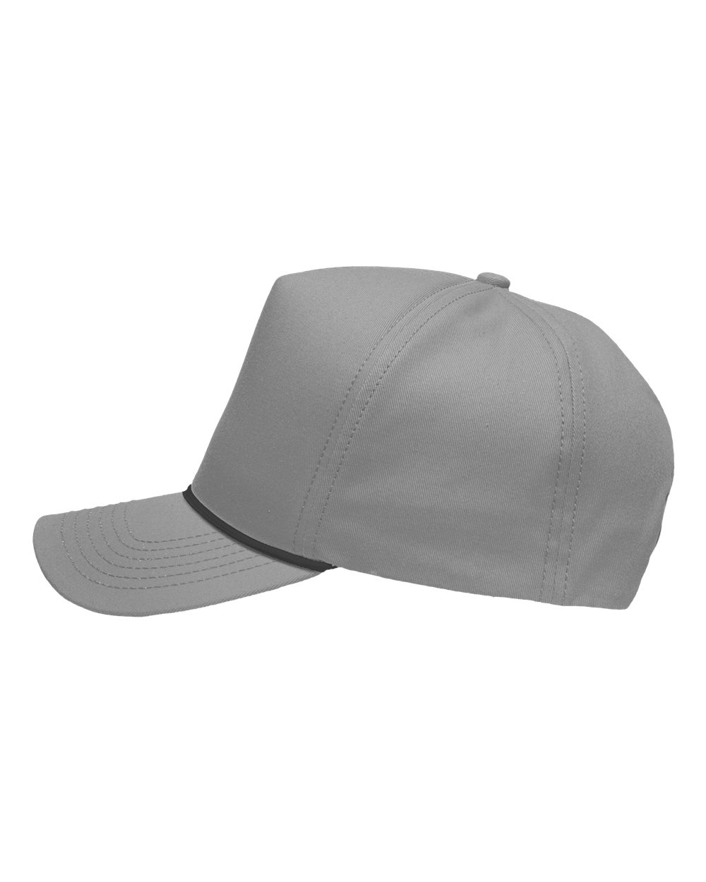 Five-Panel Rope Heritage Fit Cap - DirectSide - B15495100 - Grey