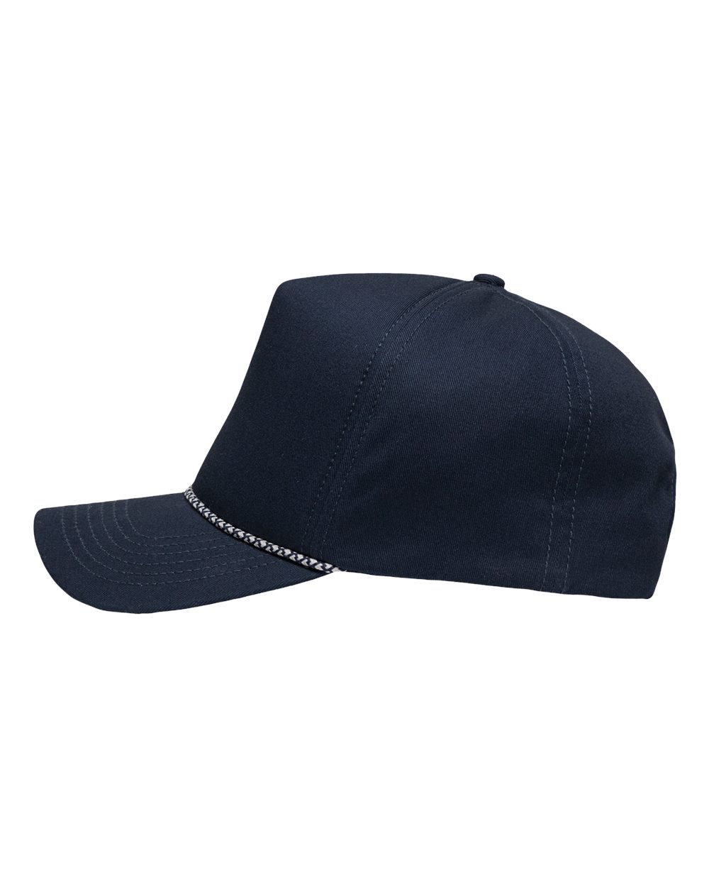 Five-Panel Rope Heritage Fit Cap - DirectSide - B15495650 - Navy