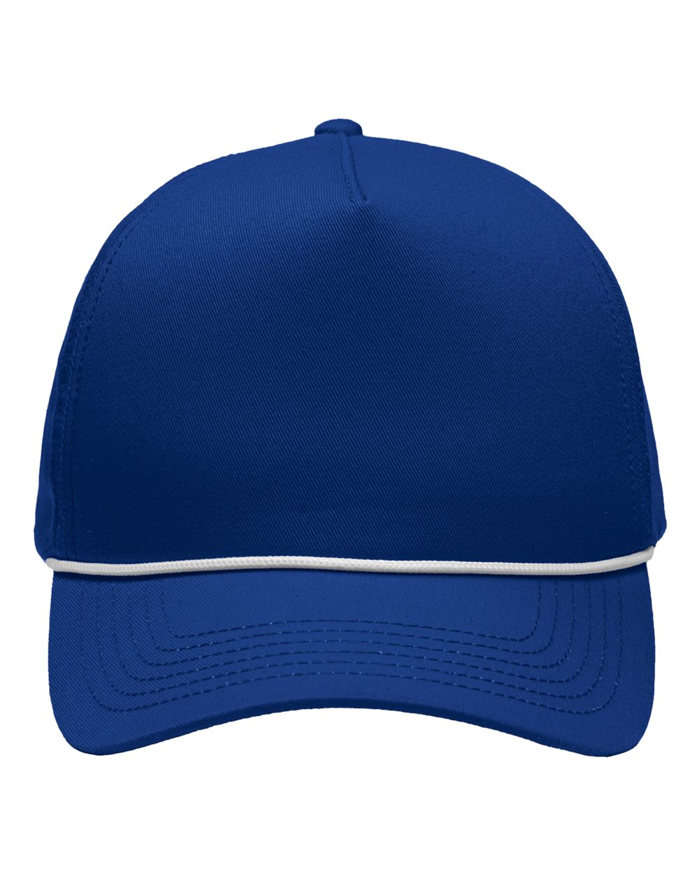 Five-Panel Rope Heritage Fit Cap - Front - B15495750 - Royal