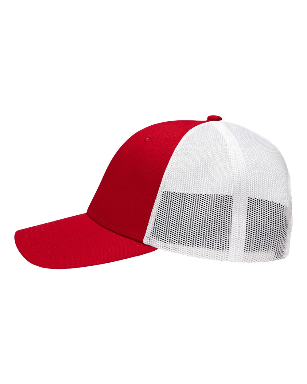 Traditional Lo-Pro Mesh Back Trucker Fit Cap - DirectSide - B18895220 - Chino Red/ White