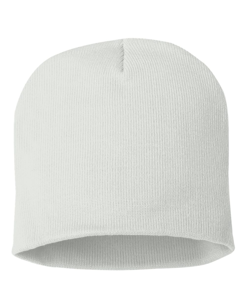 8" Beanie - Back - B84095000 - White