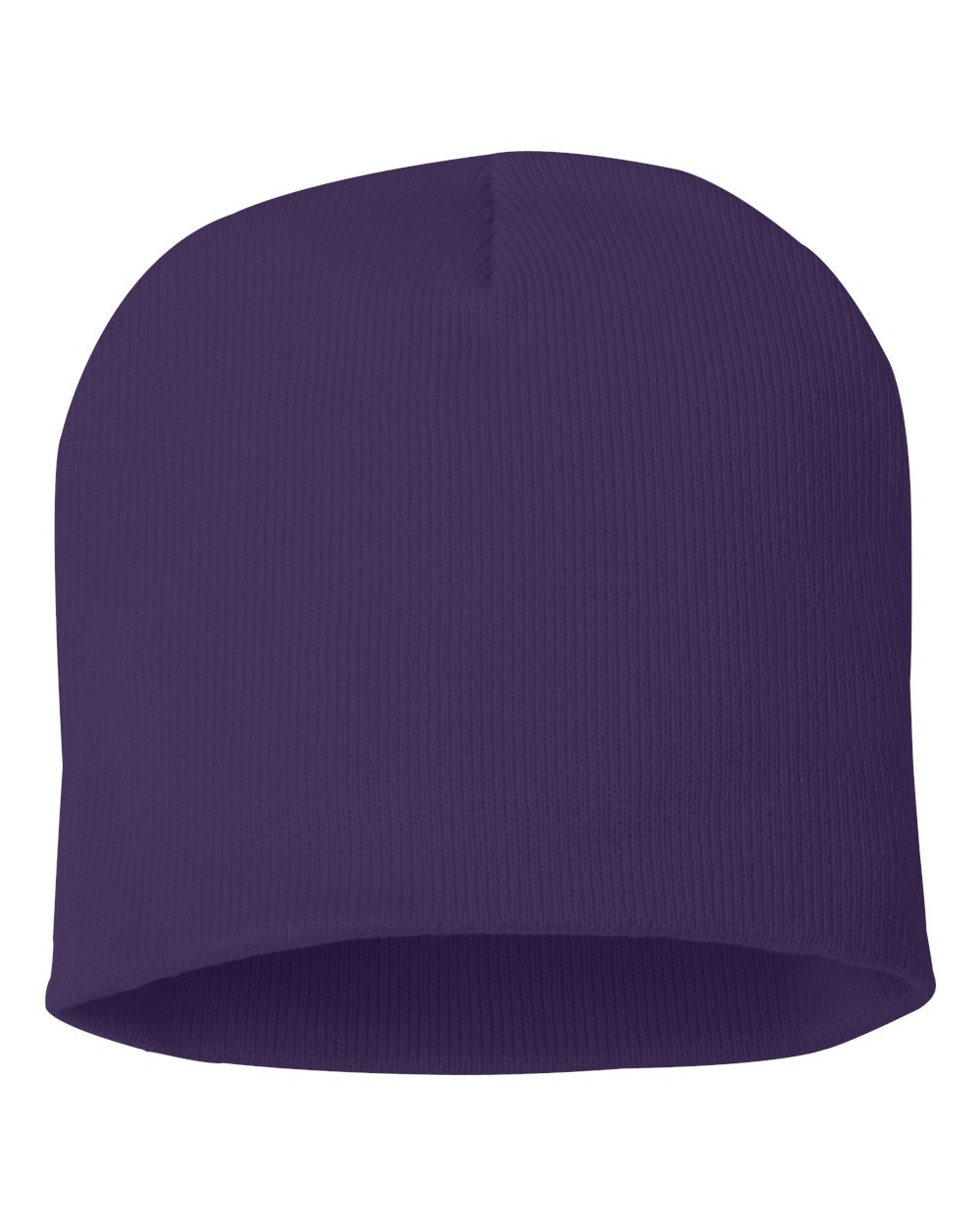 8" Beanie - Back - B84095670 - Purple