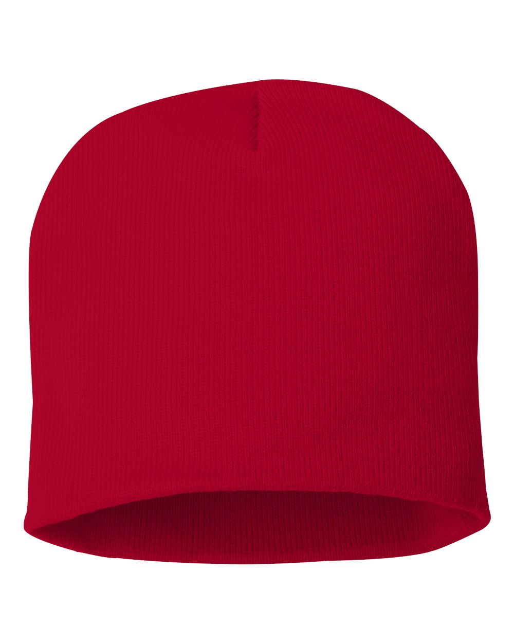8" Beanie - Back - B84095700 - Red