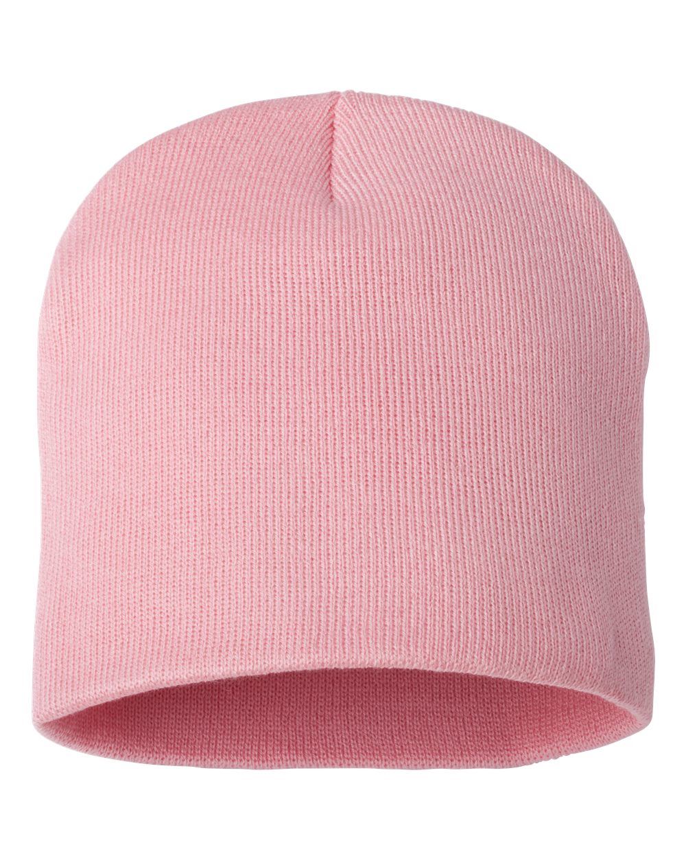8" Beanie - Front - B84095300 - Pink