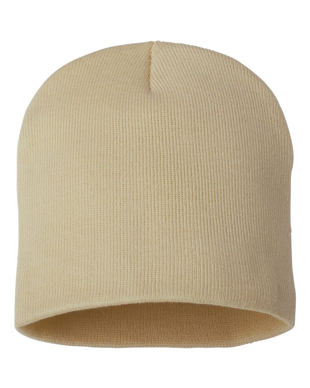 8" Beanie - Front - B84095360 - Camel