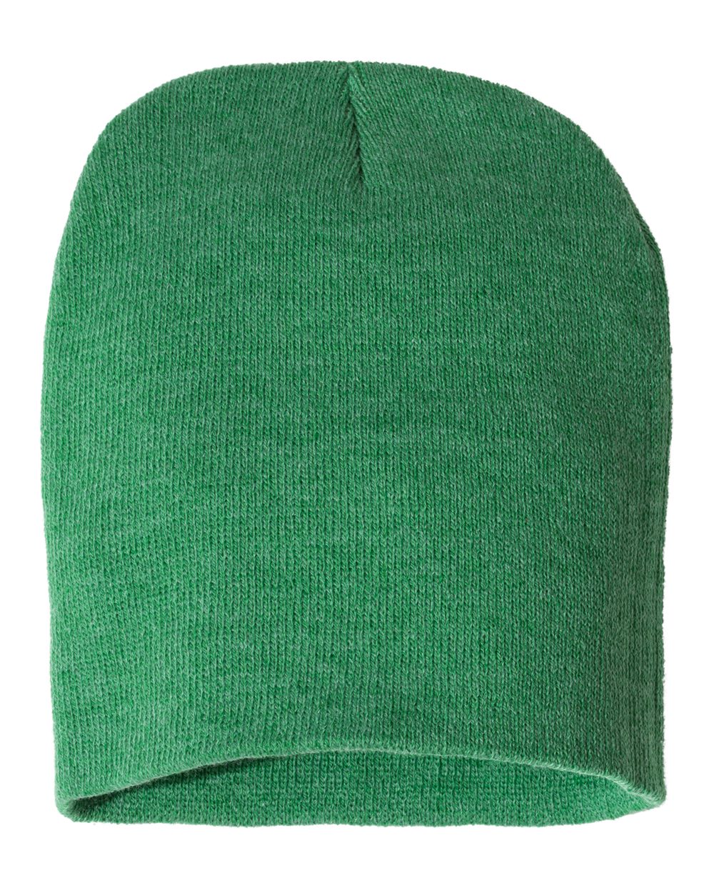 8" Beanie - Front - B84095610 - Heather Kelly