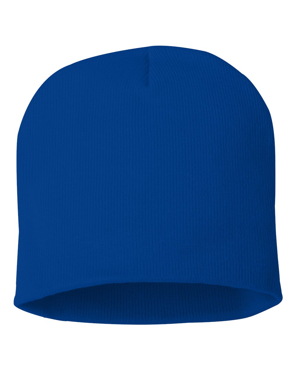 8" Beanie - Front - B84095750 - Royal Blue
