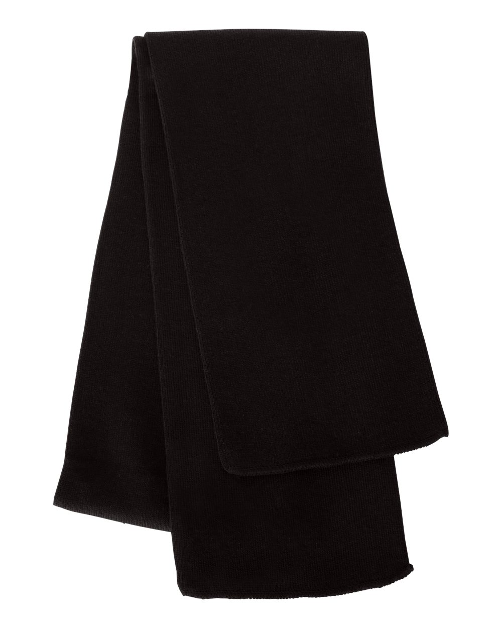 Knit Scarf - Front - B88795500 - Black