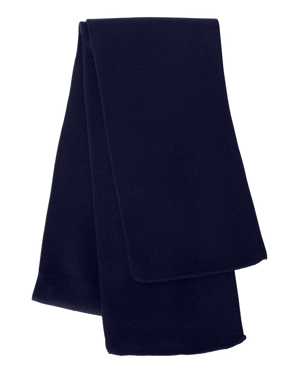 Knit Scarf - Front - B88795650 - Navy