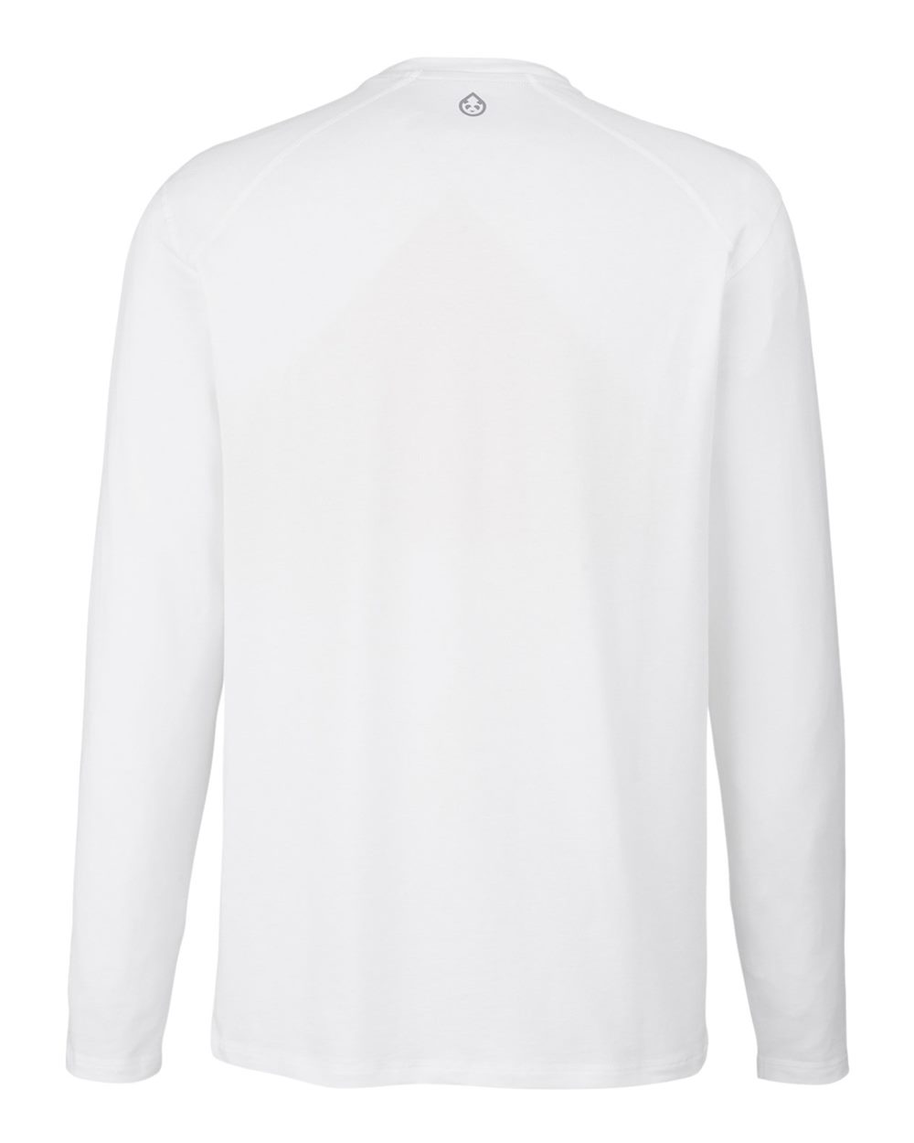 Men's Carrollton Fitness Long Sleeve T-Shirt - Back - B651D8003 - White