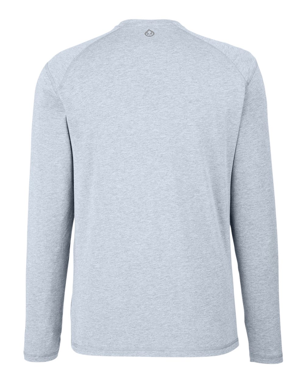 Men's Carrollton Fitness Long Sleeve T-Shirt - Back - B651D8253 - Cloud Heather