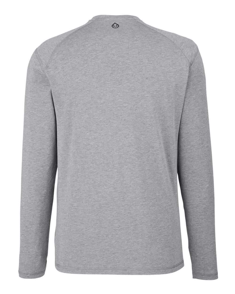 Men's Carrollton Fitness Long Sleeve T-Shirt - Back - B651D8353 - Heather Grey