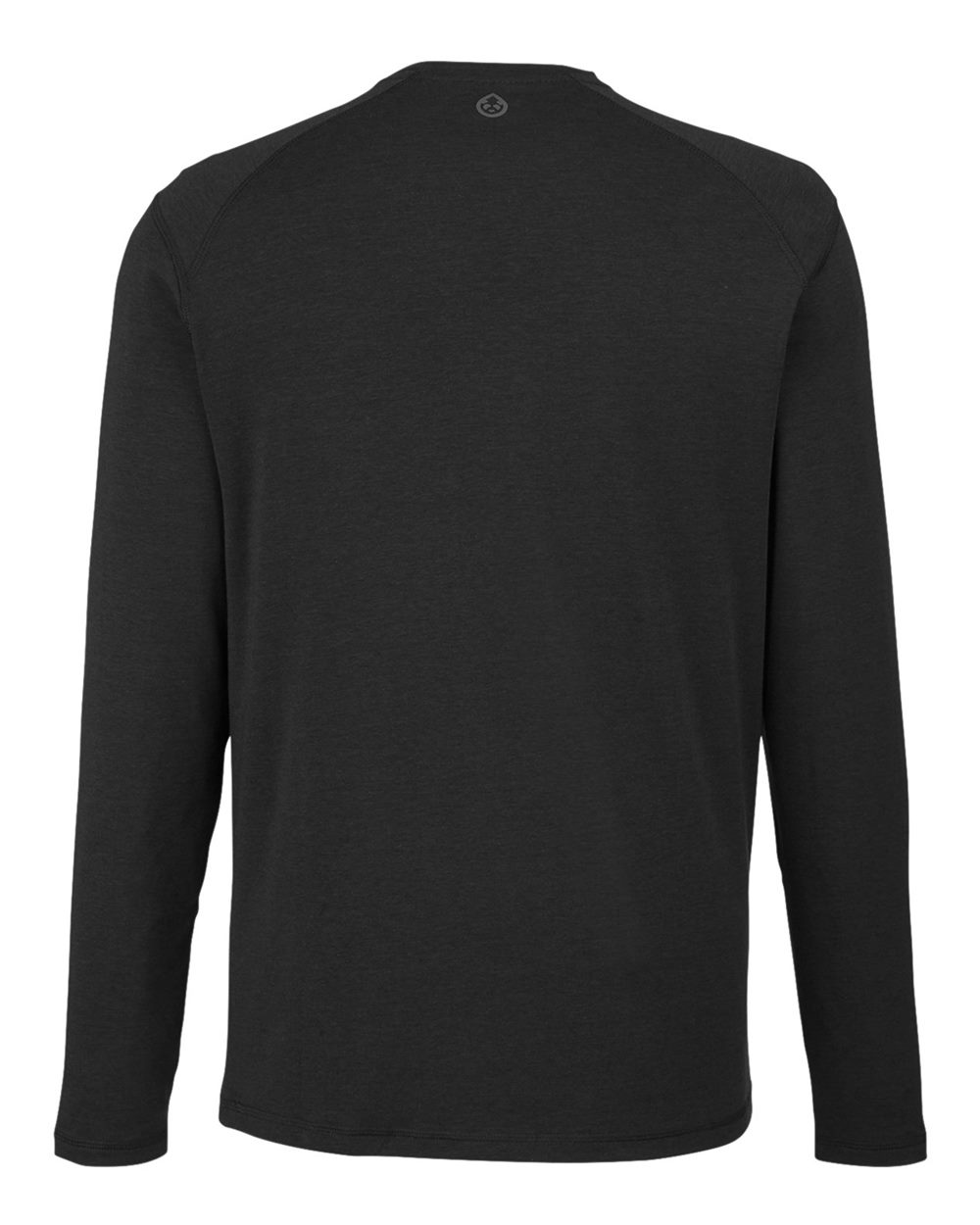 Men's Carrollton Fitness Long Sleeve T-Shirt - Back - B651D8503 - Black