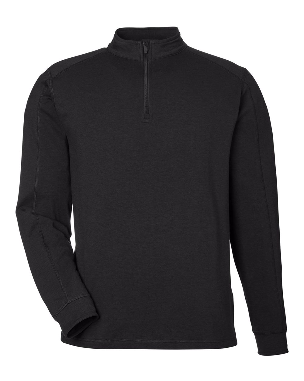 Men's Carrollton Quarter-Zip Pullover - Front - B649D8503 - Black