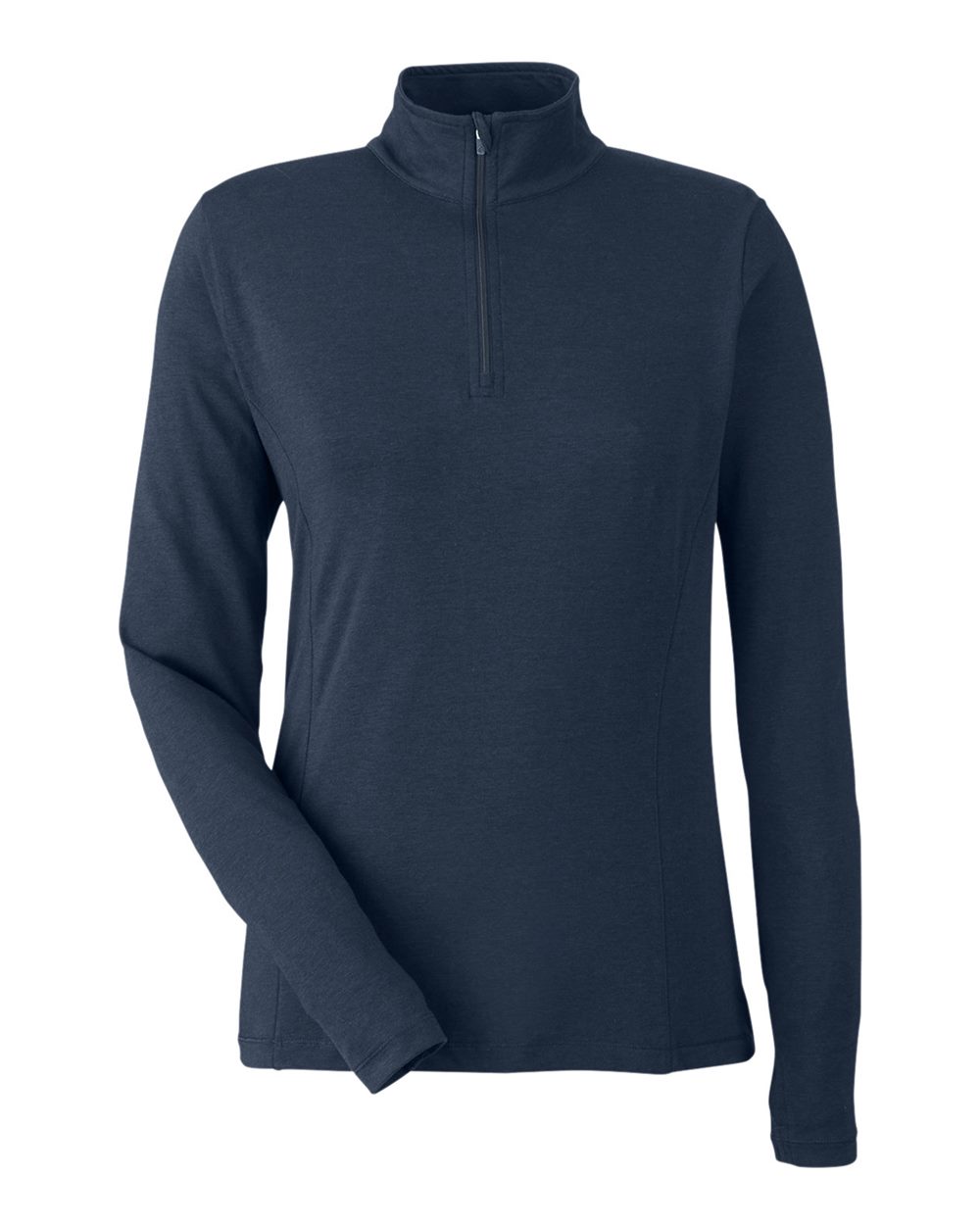 Women's Recess Quarter-Zip Pullover - Front - B659D8652 - Classic Navy