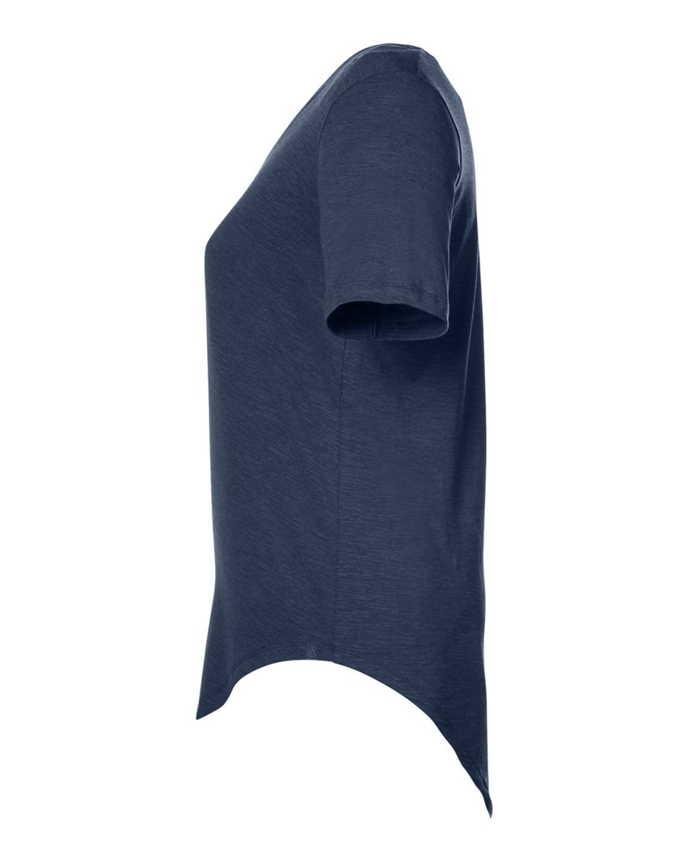 Women's Longline T-Shirt - DirectSide - B660D8652 - Classic Navy