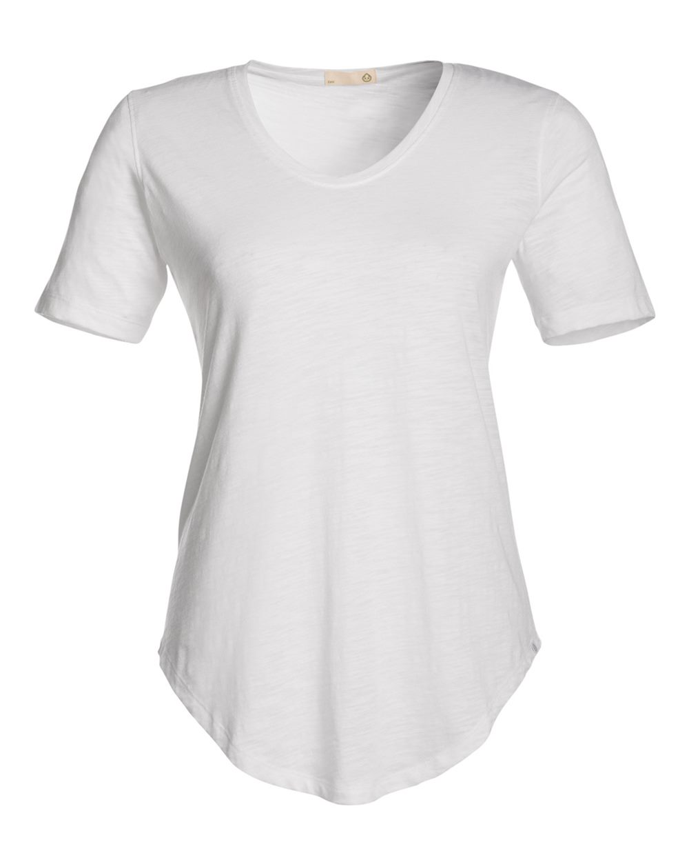 Women's Longline T-Shirt - Front - B660D8002 - White