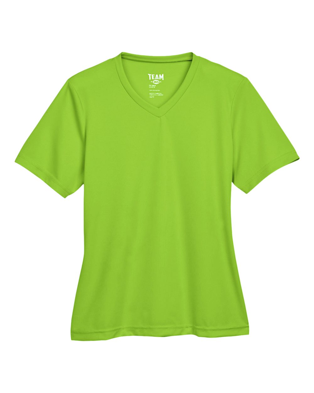 Women's Zone Performance T-Shirt - Front - B680D9162 - Acid Green