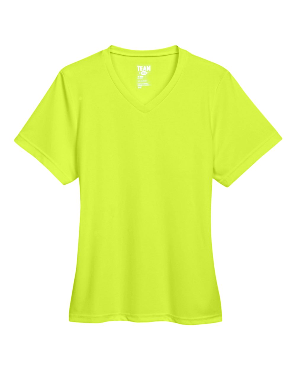 Women's Zone Performance T-Shirt - Front - B680D9172 - Safety Yellow