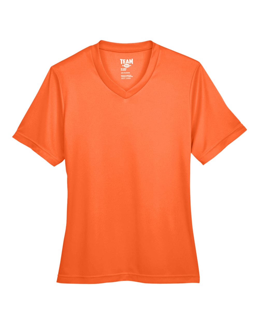 Women's Zone Performance T-Shirt - Front - B680D9662 - Sport Orange