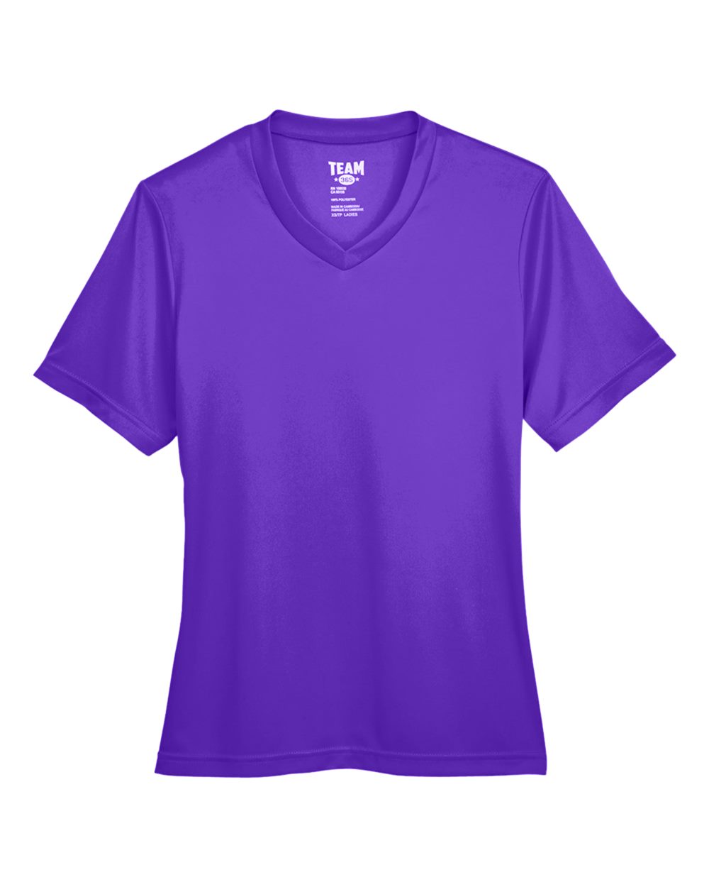 Women's Zone Performance T-Shirt - Front - B680D9672 - Sport Purple