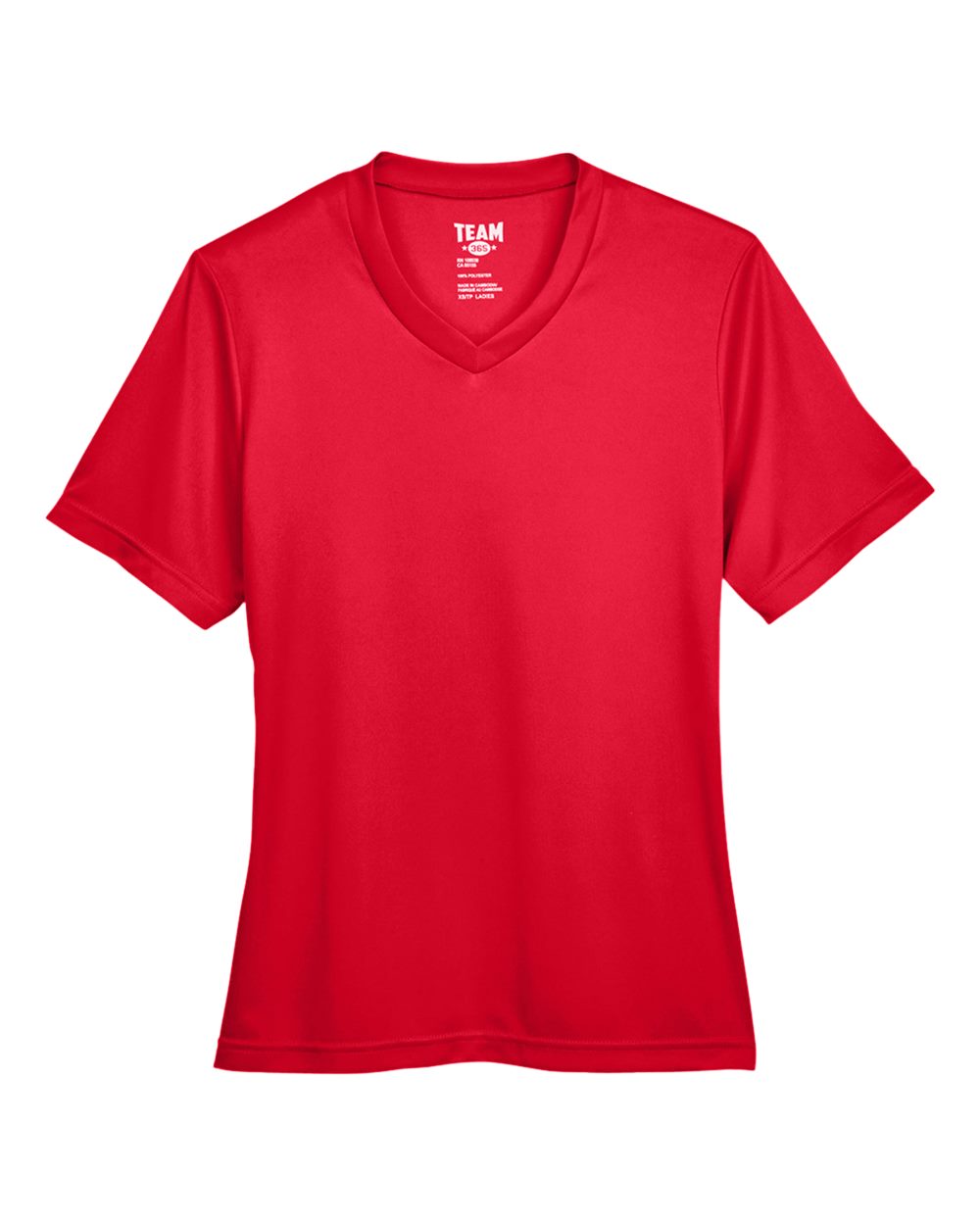 Women's Zone Performance T-Shirt - Front - B680D9702 - Sport Red