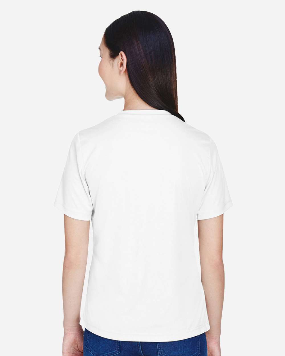 Women's Zone Performance T-Shirt - OnModelBack - B680D9002 - White