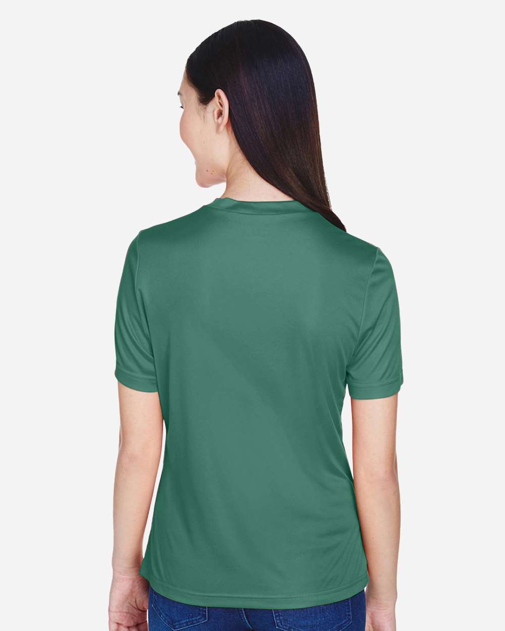 Women's Zone Performance T-Shirt - OnModelBack - B680D9192 - Sport Dark Green
