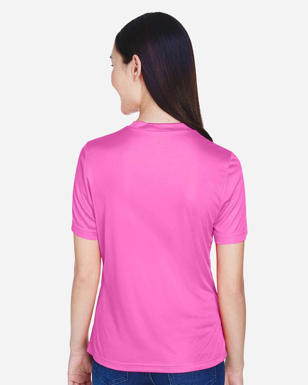 Women's Zone Performance T-Shirt - OnModelBack - B680D9312 - Sport Charity Pink
