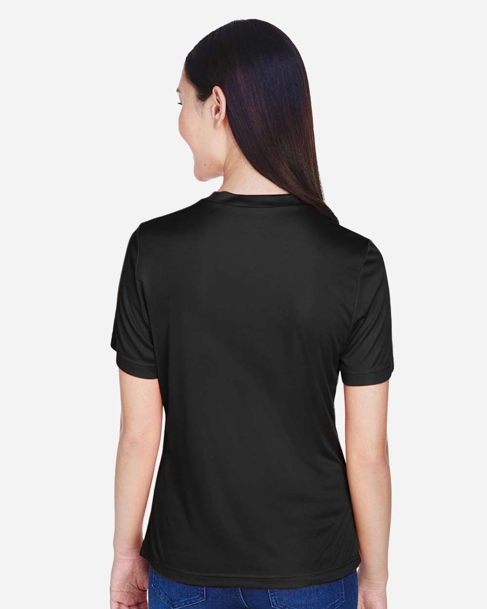 Women's Zone Performance T-Shirt - OnModelBack - B680D9502 - Black