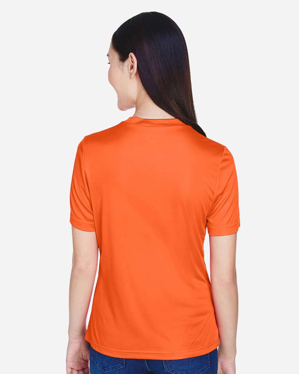 Women's Zone Performance T-Shirt - OnModelBack - B680D9662 - Sport Orange