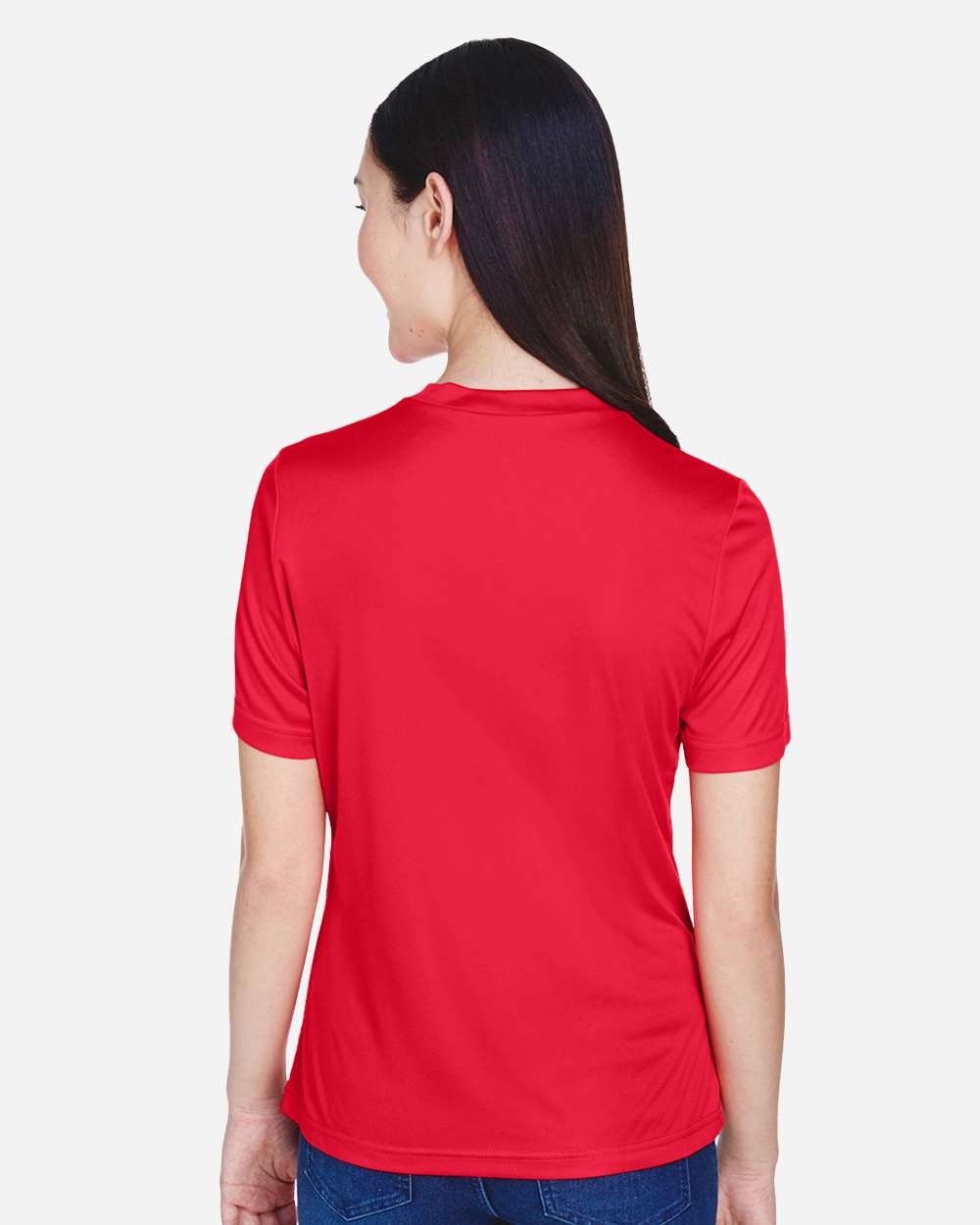 Women's Zone Performance T-Shirt - OnModelBack - B680D9702 - Sport Red