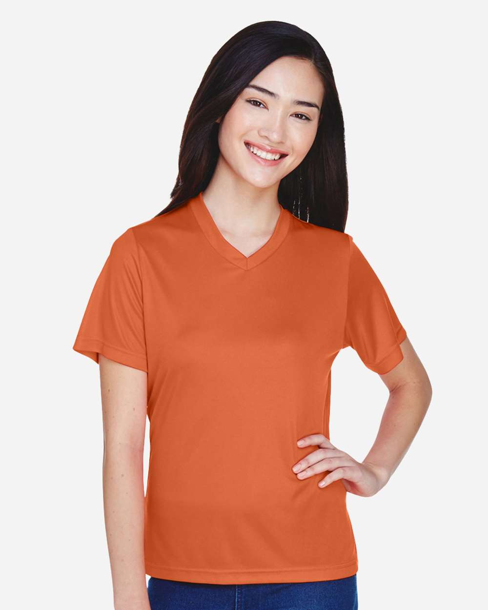 Women's Zone Performance T-Shirt - OnModelFront - B680D9322 - Sport Burnt Orange
