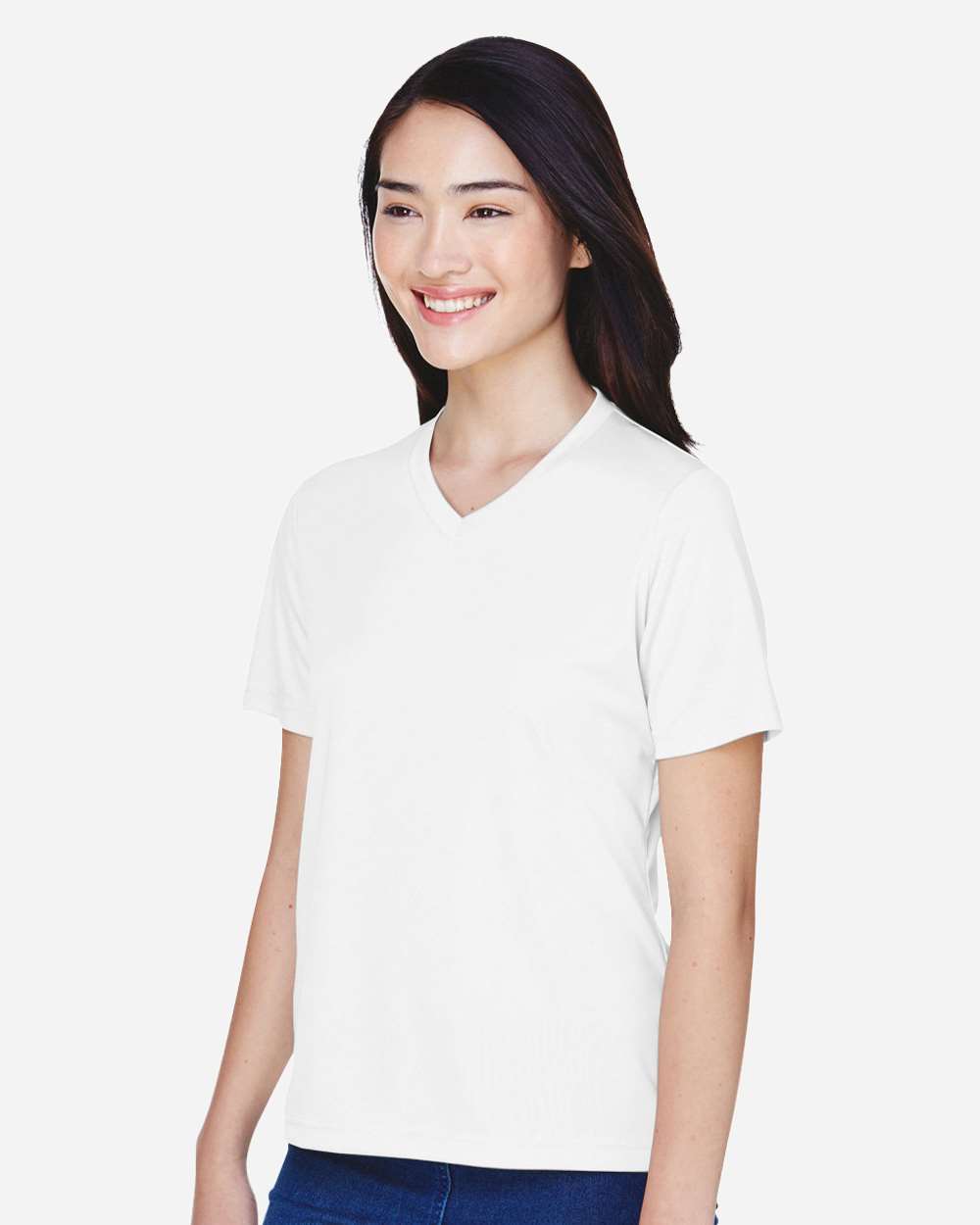 Women's Zone Performance T-Shirt - OnModelSide - B680D9002 - White