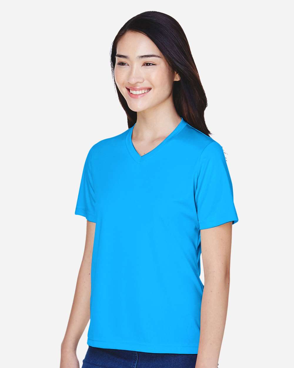 Women's Zone Performance T-Shirt - OnModelSide - B680D9062 - Electric Blue