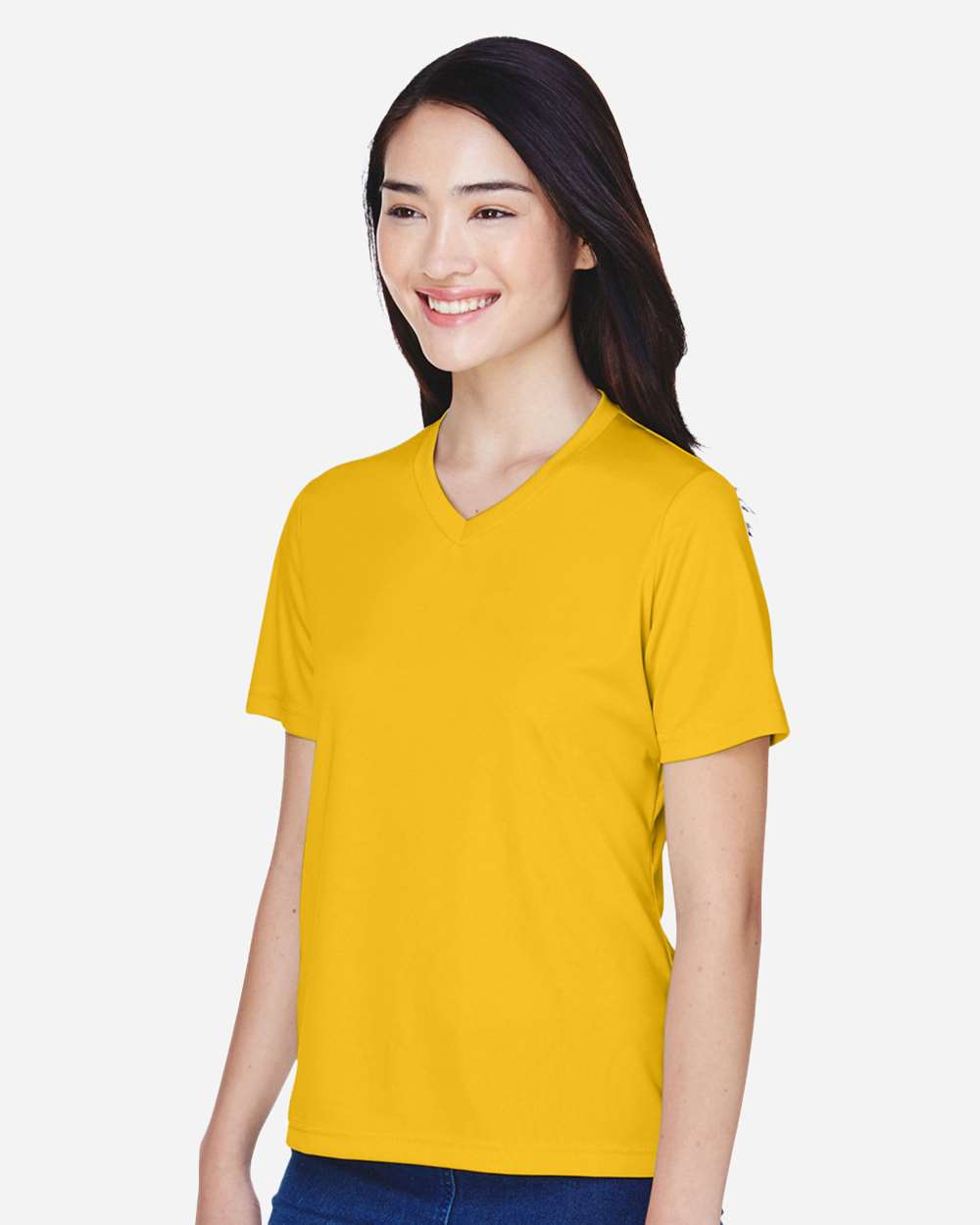 Women's Zone Performance T-Shirt - OnModelSide - B680D9122 - Sport Athletic Gold