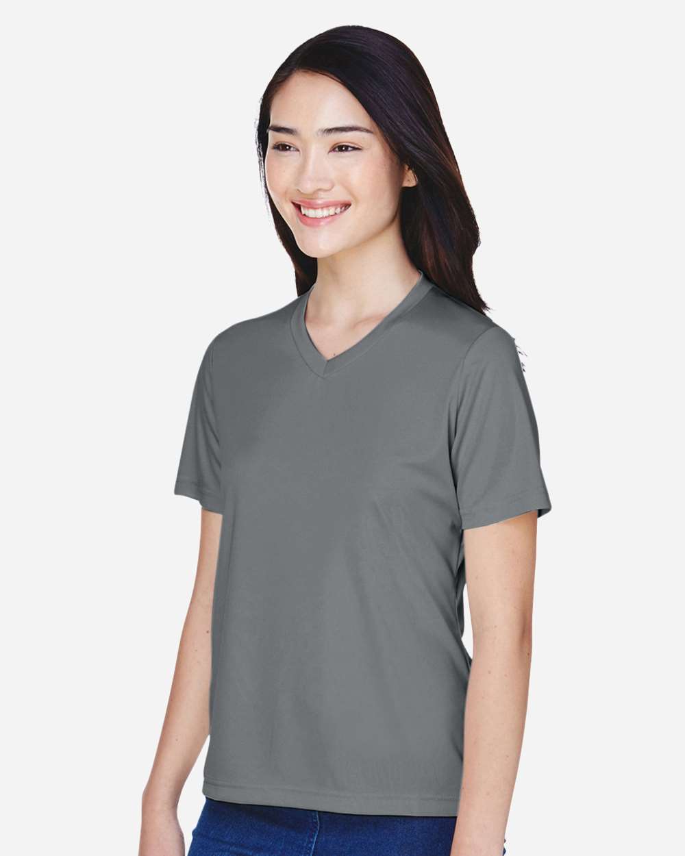 Women's Zone Performance T-Shirt - OnModelSide - B680D9132 - Sport Graphite