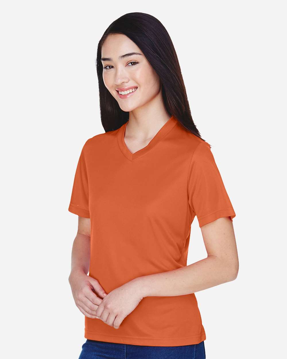 Women's Zone Performance T-Shirt - OnModelSide - B680D9322 - Sport Burnt Orange