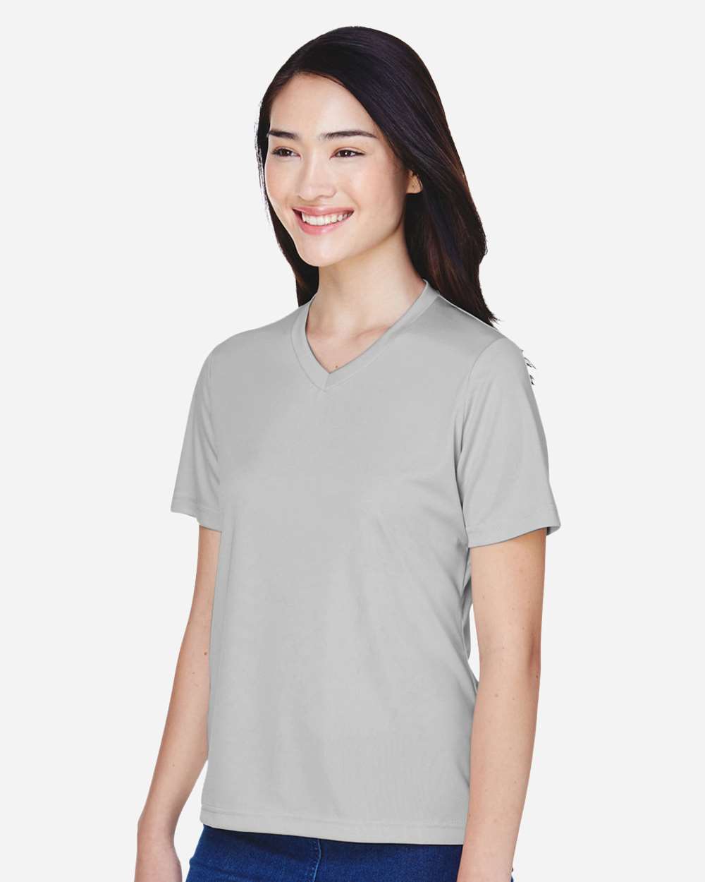 Women's Zone Performance T-Shirt - OnModelSide - B680D9352 - Sport Silver