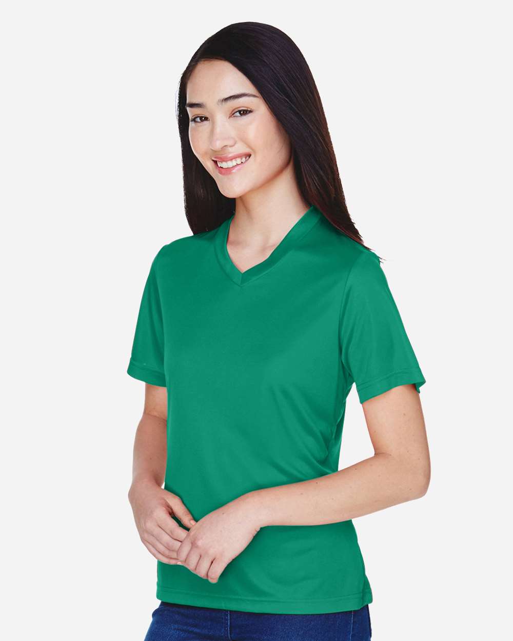 Women's Zone Performance T-Shirt - OnModelSide - B680D9602 - Sport Kelly