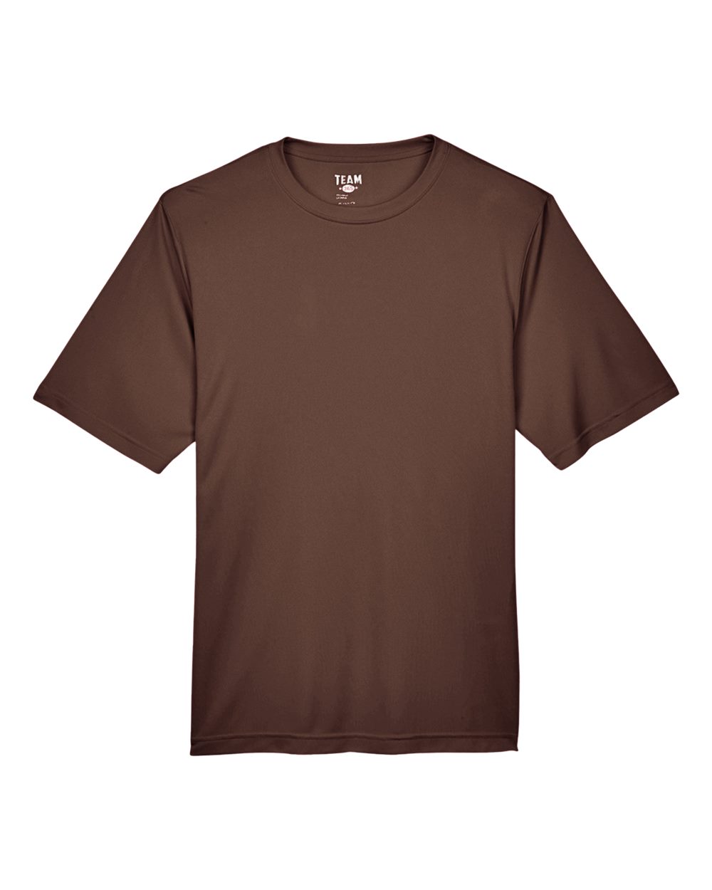 Men's Zone Performance T-Shirt - Front - B671D9052 - Sport Dark Brown