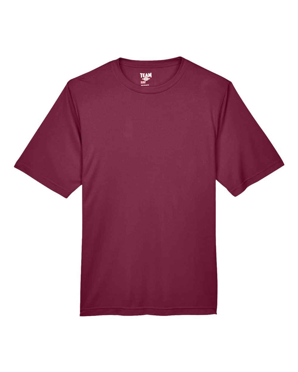 Men's Zone Performance T-Shirt - Front - B671D9102 - Sport Maroon