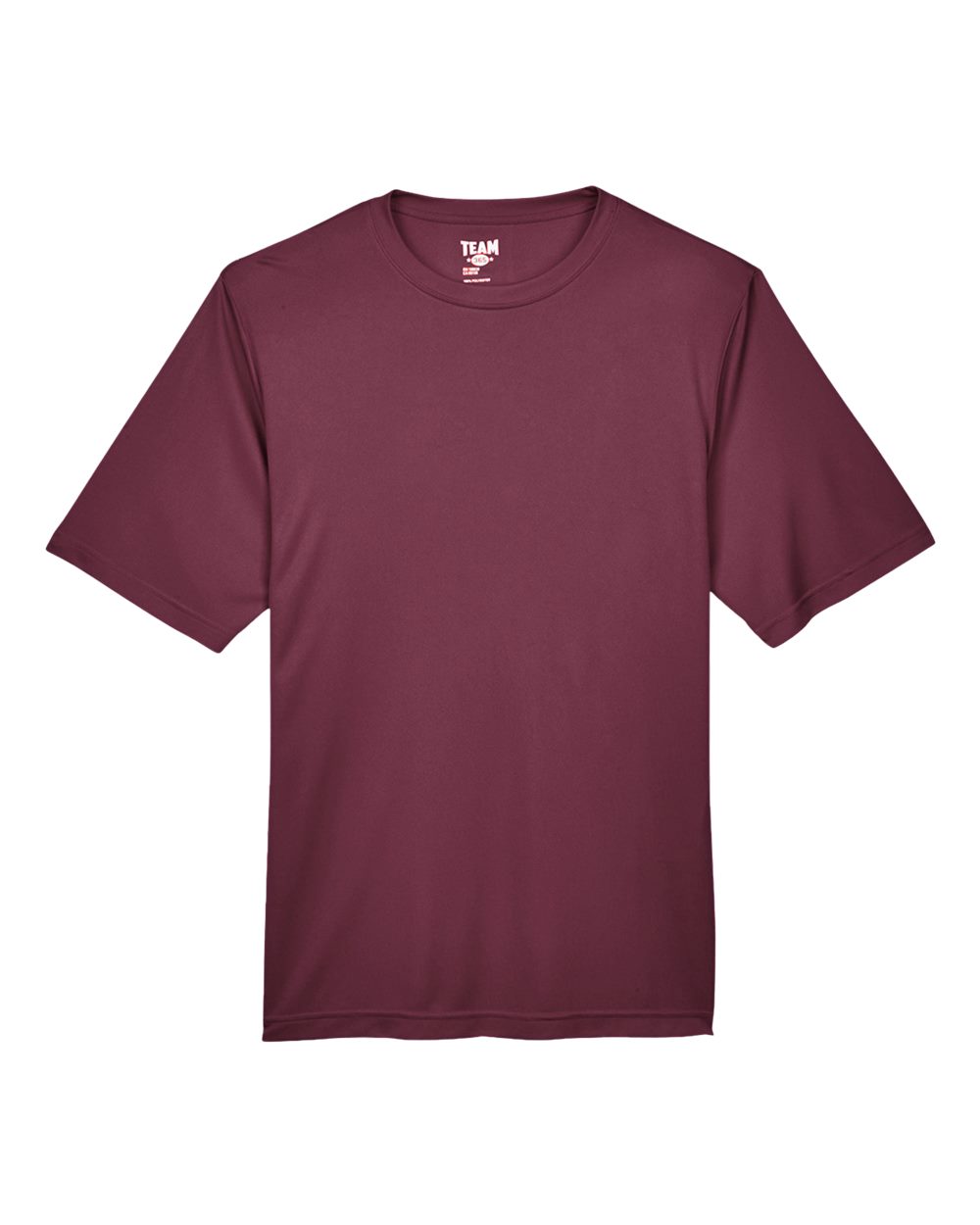 Men's Zone Performance T-Shirt - Front - B671D9532 - Sport Dark Maroon