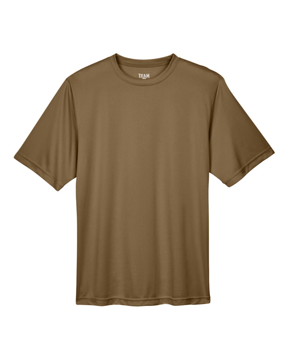 Men's Zone Performance T-Shirt - Front - B671D9552 - Coyote Brown