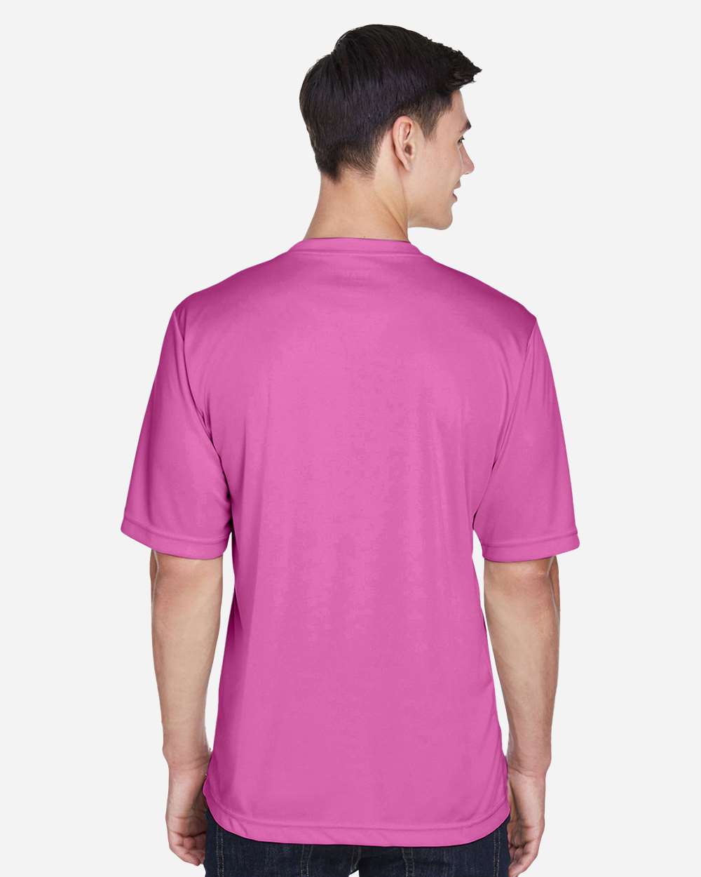 Men's Zone Performance T-Shirt - OnModelBack - B671D9312 - Sport Charity Pink