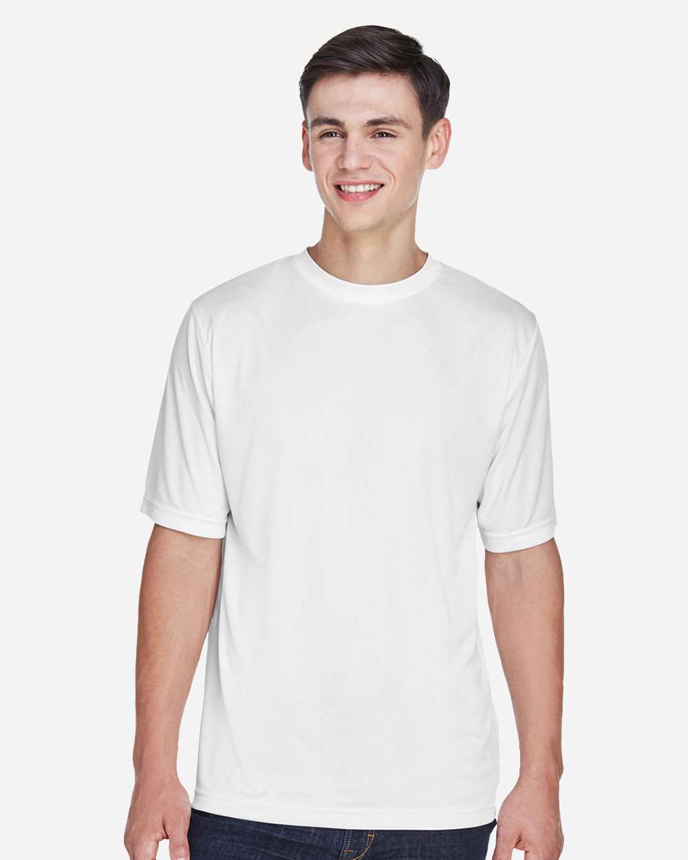 Men's Zone Performance T-Shirt - OnModelFront - B671D9002 - White