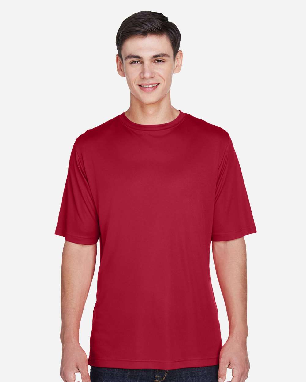 Men's Zone Performance T-Shirt - OnModelFront - B671D9142 - Sport Scarlet Red